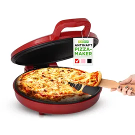 NutriChef Pizzaofen 30 cm Rot