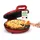 NutriChef Pizzaofen 30 cm Rot