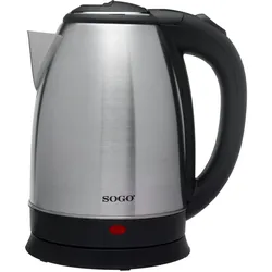 Sogo Wasserkocher Kabellos 1,8L Stahl