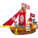 Ecoiffier Piratenschiff Aprick Bauspiel 34-tlg. 3023