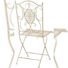 CLP Sibell Gartenstuhl 42 x 49 x 91,5 cm antik-creme 2er Set
