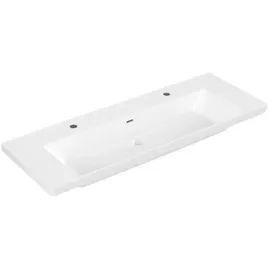 Villeroy & Boch Subway 3.0 130x47cm, eck., m 2 HL/mit ÜL, weiß