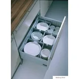 Naber 8034065, Schubladeneinsatz Cuisio Flex, 3er Set weiß-transluzent, Ecken we...