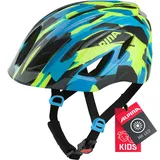 Alpina Pico Flash 50-55 cm Kinder neon-blue/green gloss 2021