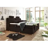 Palermo 180x200 cm Boxspringbett mit Motor Stone, Ausführung:Variante 4