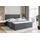 altdecor Boxbett, mit H3-Matratze und Lattenrost - VIONE - 160x200 Dunkelgrau