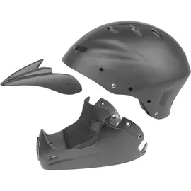 M-Wave All In 1 Downhillhelm - Matt Black - M 54-58 cm)