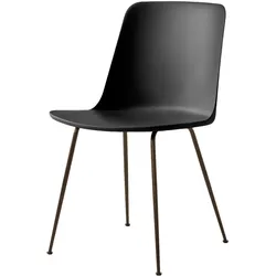 &Tradition Rely HW6 Stuhl, bronzed / schwarz