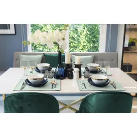 ADAM Audio Adam »Easy Diamond« Reißverschluss, gemustert, Wendekissenhülle ohne Füllung, 1 Stück blau