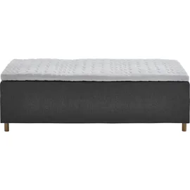 Home Affaire Boxbett HOME AFFAIRE "Thorsby", grau, B:120cm L:200cm, 100% Polypropylen, Komplettbetten, Boxspringbett, Boxbett ohne Kopfteil, frei im Raum stellbar, für Dachschrägen