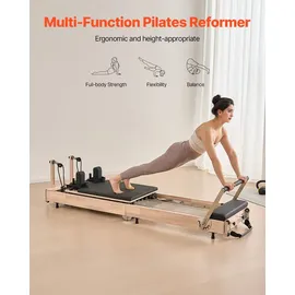 Vevor Pilates Reformer Braun