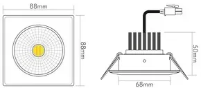 Nobile LED-Downlight 1857708323