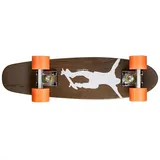 Ridge Skateboards Holz Ahorn Skateboard Mini Cruiser, Dark Dye NR1, komplett, 55cm