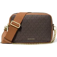 Michael Kors MD DBLZP CHN CAMERA XBODY Brown/Acorn