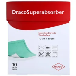 Dracosuperabsorber 10x10 Cm Wundauflage