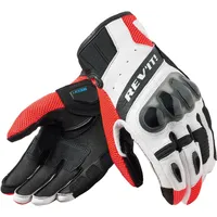 RevIt! Revit Ritmo Handschuhe - Schwarz/Weiß/Neon-Rot / 3XL