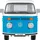 Cobi Cars 24362 - Volkswagen T2A Bus