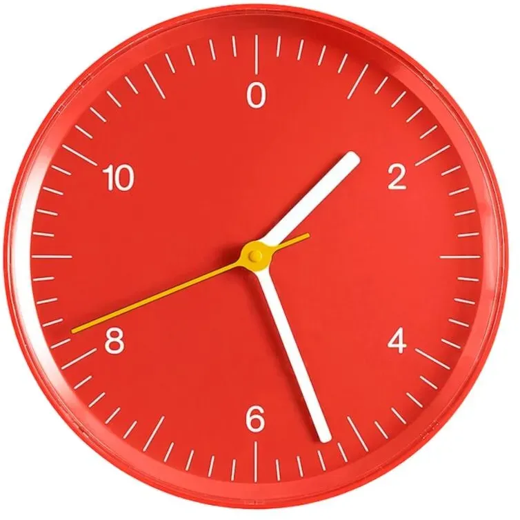 Hay Wanduhr Red