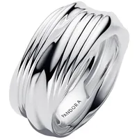 Pandora 193890C00 Ring-Set für Damen Gedreht Silber, 52/16,6