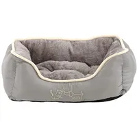 Dehner Lieblinge Kuschelbett Sammy, rechteckig, grau