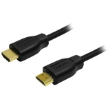 Logilink HDMI Anschlusskabel HDMI-A Stecker, HDMI-A Stecker 0.20 m Schwarz CH0076 4K UHD HDMI-Kabel