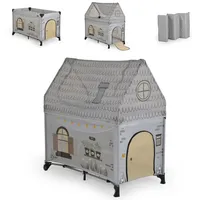 Cangaroo Reisebett 2 in 1 Spielhaus zwei Ebenen Matratze