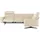 Stressless Eckcouch Leder 2-Sitzer Creme