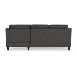 sit&more Ecksofa SIT & MORE "Farö L-Form", grau (anthrazit), B:234cm H:90cm T:168cm, Sofas, Ecksofa, inklusive Federkern, wahlweise mit Bettfunktion und Bettkasten