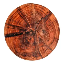Badematte SANILO "Old Tree", braun, H:15mm, Polyester, Badematten, Memory Schaum