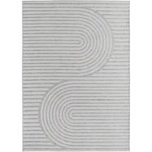 KADIMA DESIGN Küchenteppich Bohemian Robust Waschbar Strapazierfähig Terrasse Garten Grau 140x200 cm OEKO-TEX Gekettelt – VENTOUX von Kadima Design