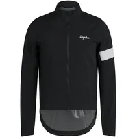 Rapha Core Rain Jacke Herren Schwarz/Weiß XL