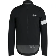 Rapha Core Rain Jacke Herren Schwarz/Weiß XL