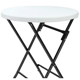CASARIA Stehtisch Ø 72 x 110 cm Weiß