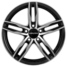 CARMANI 14 Paul 6,5 x 16 5 x 108 ET45 Schwarz Poliert