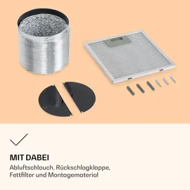 Klarstein Inselhaube 93 cm Weiß