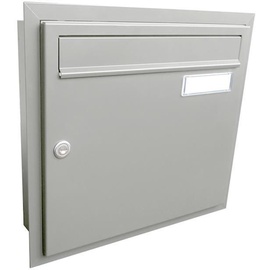 Letterbox24.de A-01 Unterputz Briefkasten Fenstergrau (RAL 7040)