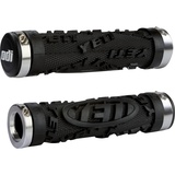 ODI Grips Odi Yeti Lockon Bonus Griffe - Black / Silver - 130/130 mm