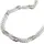 GALLAY Armband 3mm Singapur diamantiert Silber 925 19cm