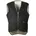Cordweste in schwarz 4XL
