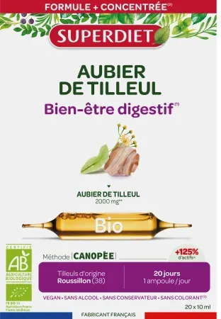 Super Diet Linden Splintholz Bio Ampullen 20x10ml