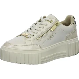 Marco Tozzi Plateau Sneaker Damen 32313138373739 Beige 41 EU - Beige - 41