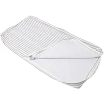 Homescapes Sitzkissen Bezug 100 x 50 x 10 cm grau 1 St.
