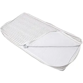 Homescapes Sitzkissen Bezug 100 x 50 x 10 cm grau 1 St.