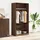 vidaXL Kleiderschrank 100x50x200 cm Braun Eiche-Optik
