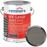 Remmers HK-Lasur 3in1 Grey Protect [plus] graphitgrau, matt, 2,5 Liter, Lösemittelreduzierte Premium-Vergrauungslasur für außen, 3in1, schnelltrocknend, langlebig