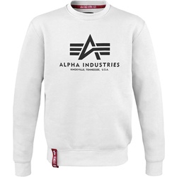 Alpha Industries Basic Sweater weiß, Größe L