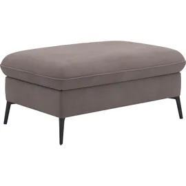 sit&more Polsterhocker SIT & MORE "Emely", grau (taupe), B:104cm H:47cm T:69cm, 90% Polyester, 10% Polyamid, Hocker, Polsterhocker, mit praktischen Stauraum