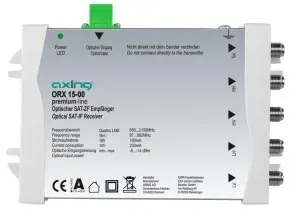 Axing ORX15-00 Optischer Empfänger Zum Empfang optischer Signale ORX01500