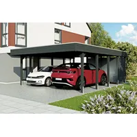 SKANHOLZ Friesland Hybrid Set 14 5,57 x 7,08 m anthrazit inkl. Abstellraum