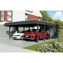 SKANHOLZ Friesland Hybrid Set 14 5,57 x 7,08 m anthrazit inkl. Abstellraum